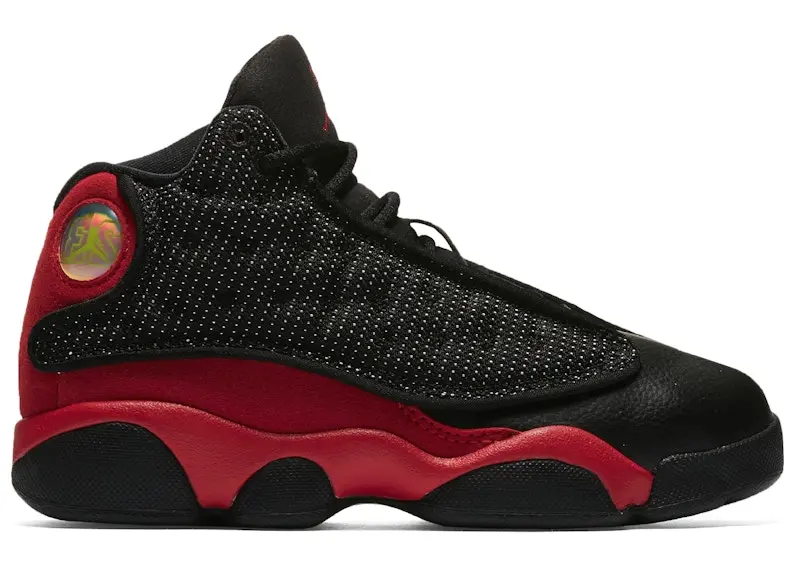 Jordan 13 Retro Black White True Red (PS)