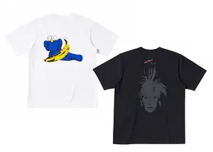KAWS x Uniqlo Warhol UT Graphic 471321/476352 T-shirt Set White/Black