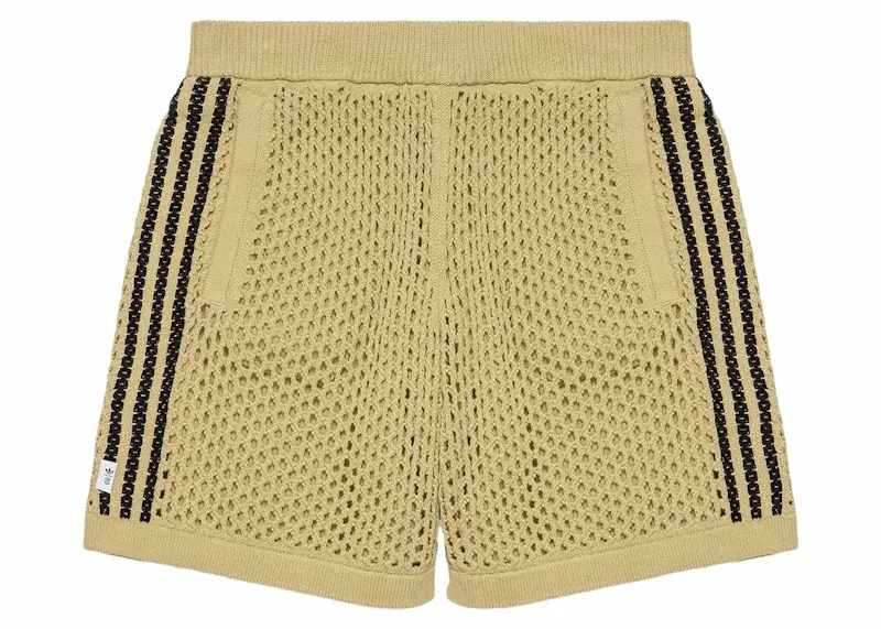 adidas x Edison Chen Crochet Shorts Brown