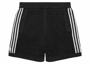 adidas x Edison Chen Crochet Shorts Charcoal