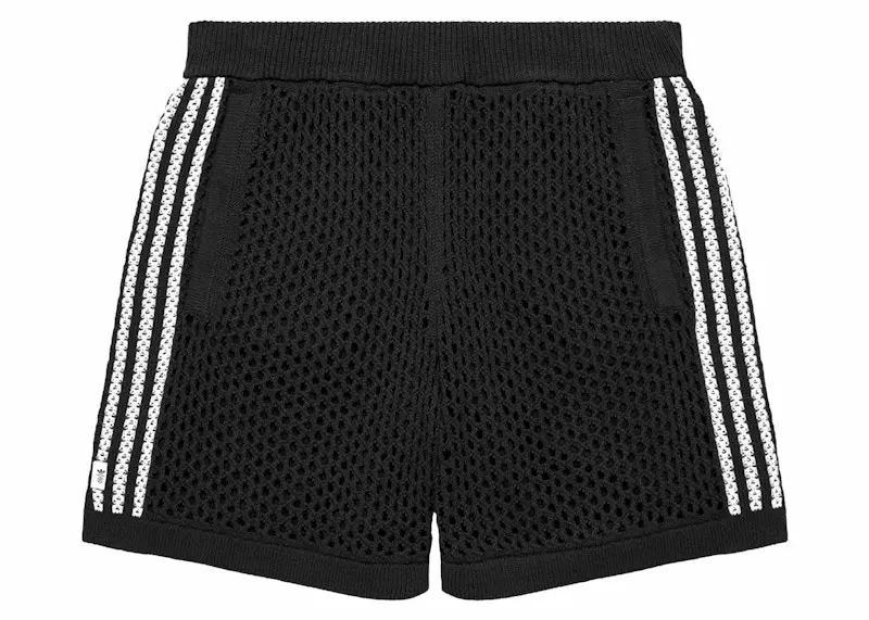 adidas x Edison Chen Crochet Shorts Charcoal