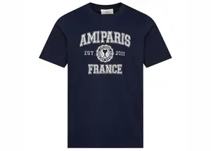 Ami Paris France T-shirt Nautic Blue