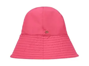 Gucci Logo-plaque Bucket Hat Pink