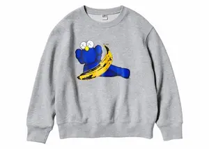 KAWS x Uniqlo Warhol Kids&apos; Graphic 472991 Sweatshirt Gray