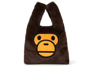 BAPE Baby Milo Fur Tote Bag Pink