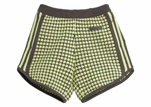 adidas x Wales Bonner Knit Shorts Semi Frozen Yellow/Night Brown