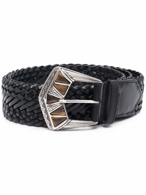 Etro Women&apos;s Embossed Buckle Belt