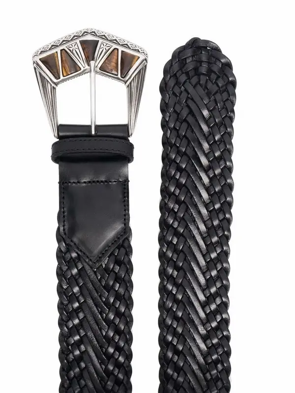 Etro Women&apos;s Embossed Buckle Belt