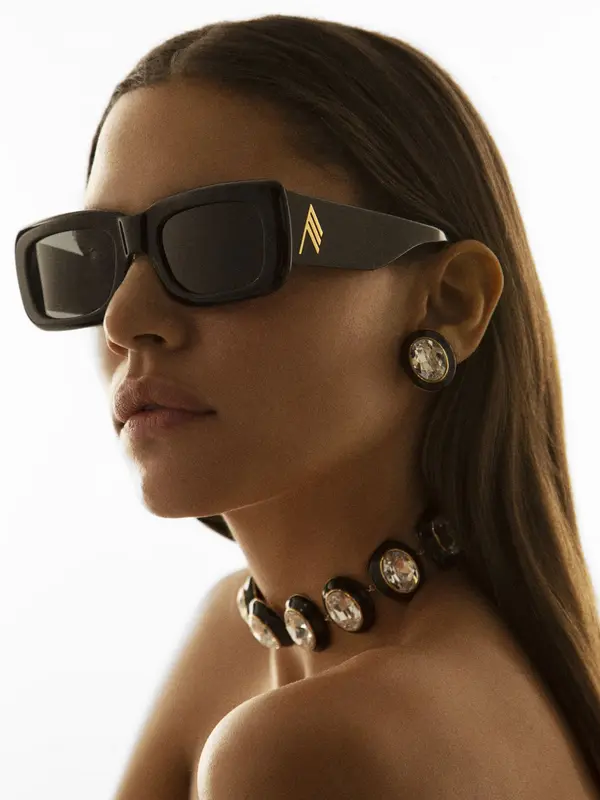 THE ATTICO Marfa Squared Bio-acetate Sunglasses